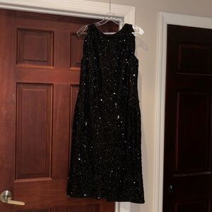 Beautiful designer Midnight Blue/Black dress, only worn once.